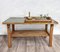 Oak Coffee Table with Green Tiles and Matching Tray, Set of 2, Image 5