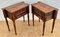 Tables de Chevet Début 20ème Siècle en Bois Sculpté, France, 1940s, Set de 2 16