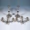 Antique 3-Flame Biedermeier Silver Candelabras, Germany, 19th Century, Set of 2 7