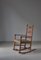Folk Art Oakwood Rocking Chair by Hans Dau, Denmark, 1930s 16