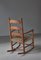 Folk Art Oakwood Rocking Chair by Hans Dau, Denmark, 1930s 4