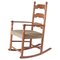 Folk Art Oakwood Rocking Chair by Hans Dau, Denmark, 1930s 1