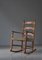 Folk Art Oakwood Rocking Chair by Hans Dau, Denmark, 1930s 5
