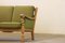Low Back Three-Seater Sofa in Oak by Henning Kjærnulf, 1960s, Image 3
