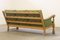 Low Back Three-Seater Sofa in Oak by Henning Kjærnulf, 1960s, Image 7