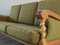 Low Back Three-Seater Sofa in Oak by Henning Kjærnulf, 1960s, Image 15
