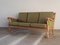 Low Back Three-Seater Sofa in Oak by Henning Kjærnulf, 1960s, Image 16