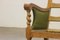 Low Back Three-Seater Sofa in Oak by Henning Kjærnulf, 1960s, Image 11