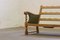 Low Back Three-Seater Sofa in Oak by Henning Kjærnulf, 1960s, Image 8