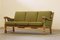 Low Back Three-Seater Sofa in Oak by Henning Kjærnulf, 1960s, Image 1