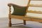 Low Back Three-Seater Sofa in Oak by Henning Kjærnulf, 1960s, Image 6