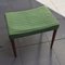 Mid-Century Teak & Green Wool Ottoman from Omann Jun, 1960s, Image 2