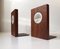 Mid-Century Walnut & Ceramic Bookends by Gordon and Jane Martz for Marshall Studios, 1950s, Set of 2 1