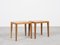 Tables d'Appoint Mid-Century en Chêne attribuées à Severin Hansen pour Haslev, Danemark, 1960s, Set de 3 4