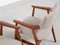 Dänische Mid-Century Stühle aus Teak von Erik Kirkegaard für Glostrup, 1960er, 2er Set 6