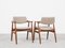 Dänische Mid-Century Stühle aus Teak von Erik Kirkegaard für Glostrup, 1960er, 2er Set 1