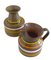 Fascie Colorate Vase and Pitcher by Aldo Londi for Bitossi, Italy, 1960s, Set of 2 8