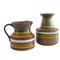 Fascie Colorate Vase and Pitcher by Aldo Londi for Bitossi, Italy, 1960s, Set of 2 6