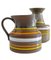 Fascie Colorate Vase and Pitcher by Aldo Londi for Bitossi, Italy, 1960s, Set of 2 7