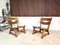 Set of Fireplace Chairs in Oak by Awa Almelo for Awa Meubelfabriek, Netherlands, 1960s, Image 2