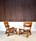 Set of Fireplace Chairs in Oak by Awa Almelo for Awa Meubelfabriek, Netherlands, 1960s, Image 5
