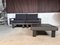 Brutalist Modular Sofa in Wood with Slate Top Side Table, Germany, 1960s, Set of 3 5