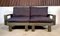 Brutalist Modular Sofa in Wood with Slate Top Side Table, Germany, 1960s, Set of 3 3