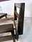 Brutalist Modular Sofa in Wood with Slate Top Side Table, Germany, 1960s, Set of 3 30
