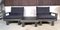 Brutalist Modular Sofa in Wood with Slate Top Side Table, Germany, 1960s, Set of 3 1