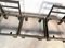 Brutalist Modular Sofa in Wood with Slate Top Side Table, Germany, 1960s, Set of 3 24