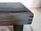 Brutalist Modular Sofa in Wood with Slate Top Side Table, Germany, 1960s, Set of 3 9