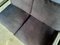 Brutalist Modular Sofa in Wood with Slate Top Side Table, Germany, 1960s, Set of 3 18