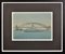 Eric Tufnell, HMS Newcastle in Sydney Harbour, 1956, Watercolour, Framed 1