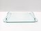 Bandeja de vidrio transparente al estilo de Fontana Arte, Italia, años 80, Imagen 5