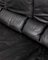 Mod vintage grande. Sofá Domino de cuero negro de Massimo Morozzi para Cassina, años 80, Imagen 6