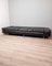 Mod vintage grande. Sofá Domino de cuero negro de Massimo Morozzi para Cassina, años 80, Imagen 2