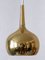 Mid-Century Modern Brass Pendant Lamps attributed to Hans-Agne Jakobsson, Sweden, 1960s, Set of 4, Image 18