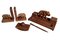 Black Forest Bear Desk Set, Set of 5 1