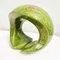 Vintage Green Sculpture Vase by Roberto Rigon for Bertoncello, 1950s 1