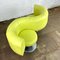 Space Age Double Yellow Bench Chair Sofa, Image 6