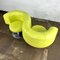 Space Age Double Yellow Bench Chair Sofa, Image 1