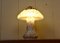Schwedische Pilzförmige Tischlampen aus Artglas von Monica Backström für Kosta Boda, 1970er, 2er Set 9