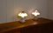 Schwedische Pilzförmige Tischlampen aus Artglas von Monica Backström für Kosta Boda, 1970er, 2er Set 6