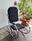 Italian Chrome Rocking Chair from Maison Janson, 1970s, Image 8