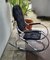 Italian Chrome Rocking Chair from Maison Janson, 1970s, Image 4