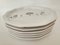 Rut Bryk Artist Service Form Polygon Winter Travel Breakfast Plates by Tapio Wirkkala for Rosenthal, 1983, Set of 6 4