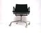 Chaise Pivotante Modèle Ea 117 Mid-Century en Cuir Noir par Charles & Ray Eames pour Vitra 5