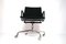 Chaise Pivotante Modèle Ea 117 Mid-Century en Cuir Noir par Charles & Ray Eames pour Vitra 8