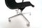 Chaise Pivotante Modèle Ea 117 Mid-Century en Cuir Noir par Charles & Ray Eames pour Vitra 4