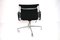 Chaise Pivotante Modèle Ea 117 Mid-Century en Cuir Noir par Charles & Ray Eames pour Vitra 17